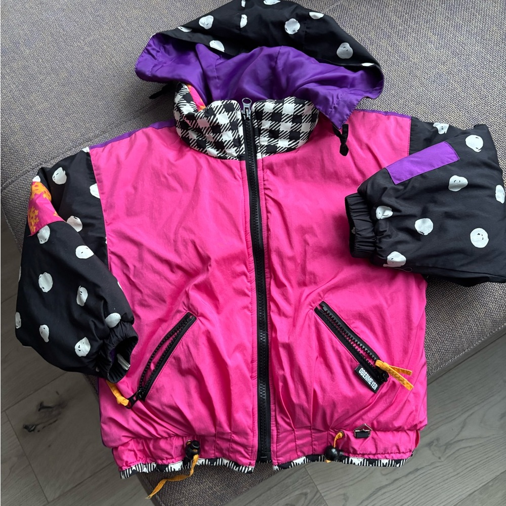 Vintage Preschool OBERMEYER KIDS size 5T Colour Block Jacket